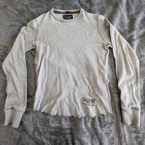 Men's Vintage Abercrombie and Fitch Muscle Waffle Shirt